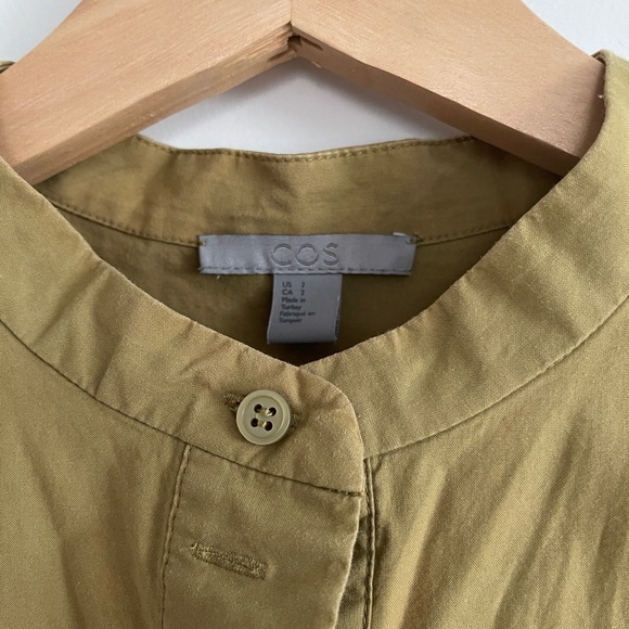 SOLD COS Half Button Down Tunic - Picture 3 of 5